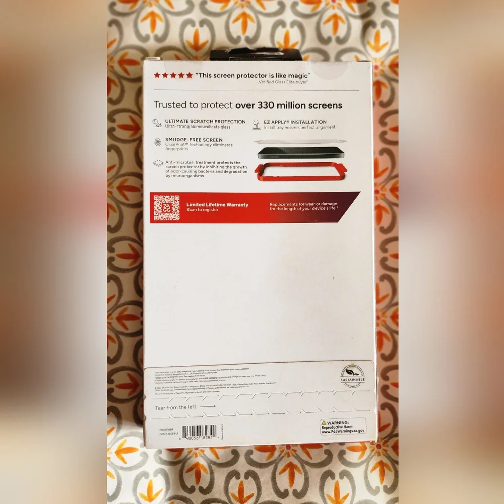 Zagg Glass Elite Protect for iPhone 15 Plus